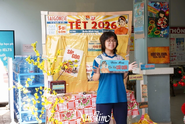 Thầy trò Trường THPT Gia Định gìn giữ hương vị Tết Việt- Ảnh 9.