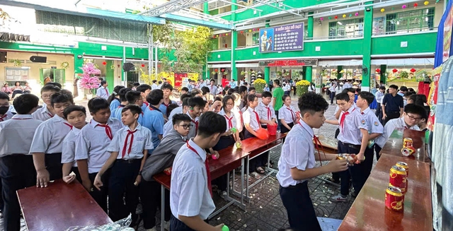 Quá vui hội xuân Bính Ngọ Trường THCS Thông Tây Hội, Trường THCS Hiệp Bình - Ảnh 4.