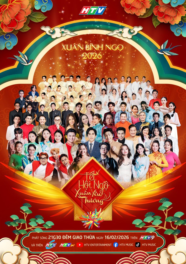 Những chương trình đặc sắc lên sóng đêm giao thừa Tết Bính Ngọ - Ảnh 2. Những chương trình đặc sắc lên sóng đêm giao thừa Tết Bính Ngọ 2026 - Ảnh 2.