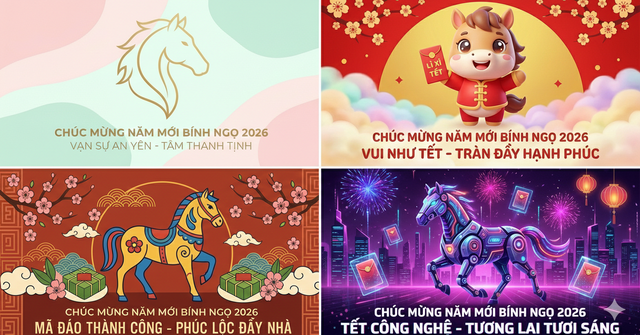 Cách viết câu lệnh AI tạo thiệp chúc Tết Bính Ngọ 2026 ấn tượng- Ảnh 1. Cách viết câu lệnh AI tạo thiệp chúc Tết Bính Ngọ 2026 ấn tượng- Ảnh 1.