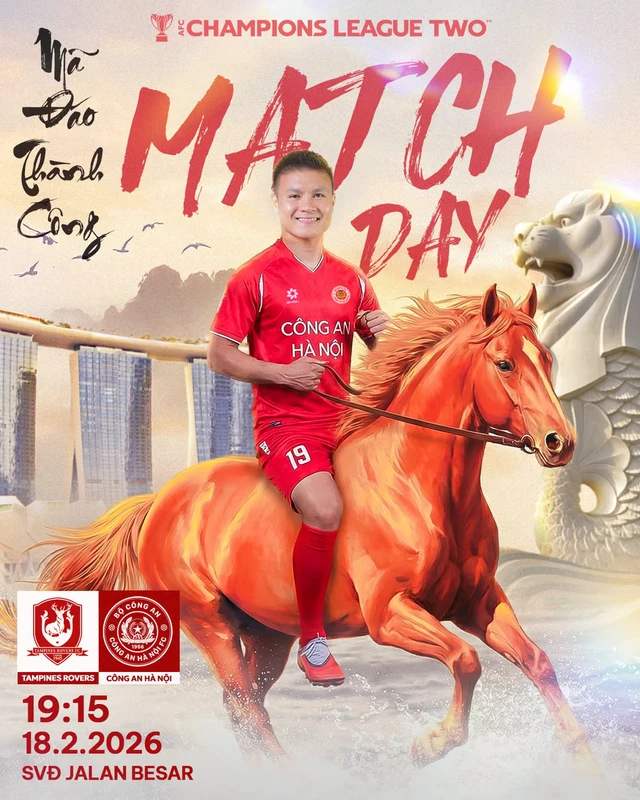 Xem trực tiếp Tampines Rovers đấu Công An Hà Nội trên kênh nào?- Ảnh 1. Xem trực tiếp Tampines Rovers đấu Công An Hà Nội trên kênh nào?- Ảnh 1.