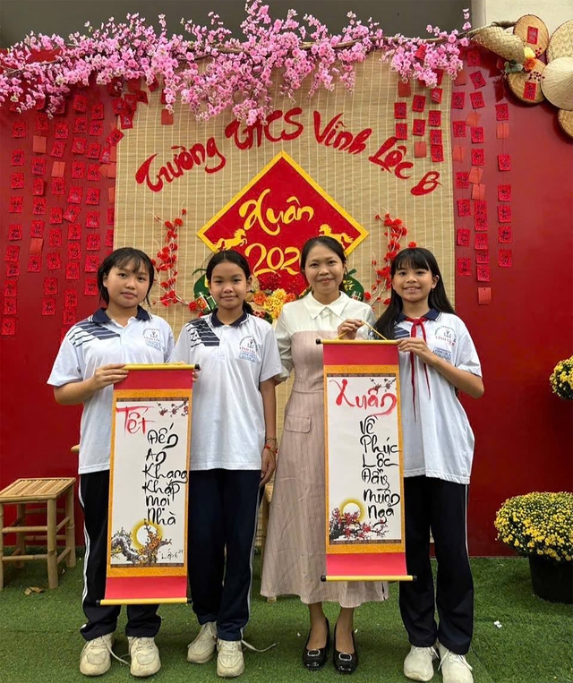 Mang ngay sắc xuân đến đây cho trường tui - Ảnh 3.