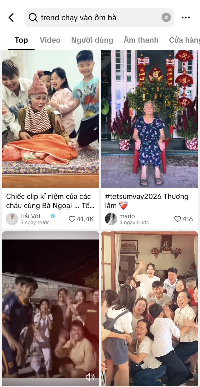 Trend ấm áp nhất mùa Tết này: Khi cả gia đình chạy ùa vào lòng ông bà- Ảnh 2.