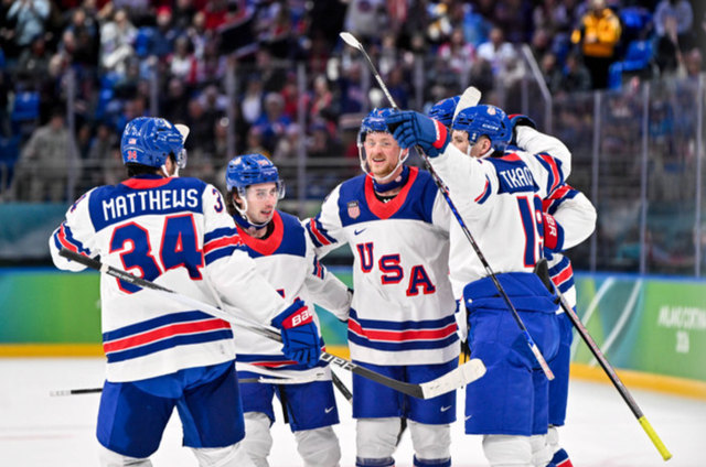 Mỹ gặp Canada ở chung kết khúc côn cầu trên băng nam Thế vận hội mùa đông.- Ảnh 1.