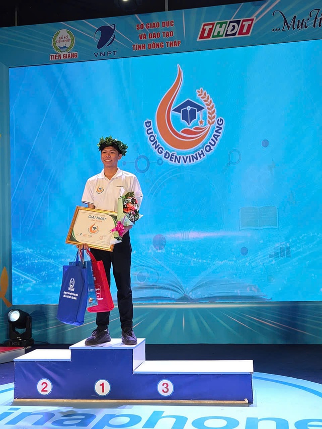 Gương mặt đầu tiên tiến vào chung kết năm Đường đến vinh quang- Ảnh 1.