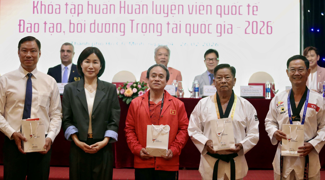 World Taekwondo boosts training for Vietnamese coaches, athletes- Ảnh 4. World Taekwondo boosts training for Vietnamese coaches, athletes- Ảnh 4.