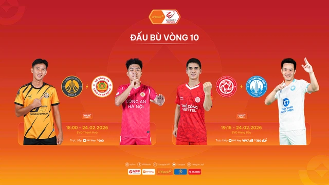 Lịch thi đấu V-League 1 ngày 24-2: Thanh Hoá đấu Công An Hà Nội- Ảnh 1. Lịch thi đấu V-League 1 ngày 24-2: Thanh Hoá đấu Công An Hà Nội- Ảnh 1.