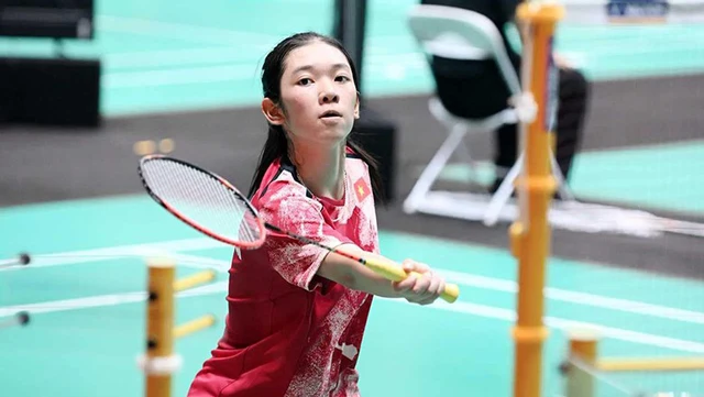 Vietnam’s 15-year-old player posts biggest rise in women’s world badminton rankings in 2025- Ảnh 1.