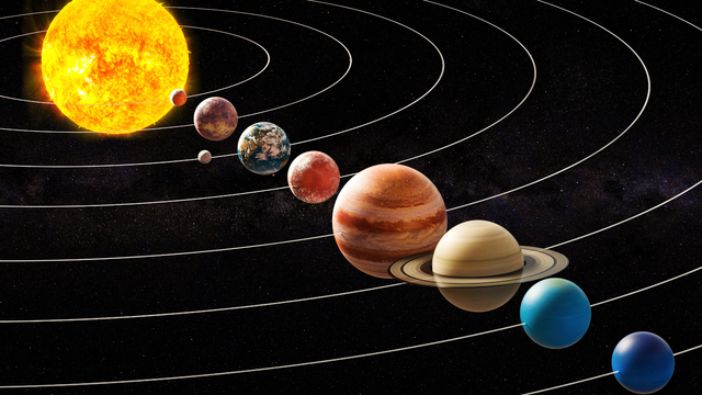 Hiện tượng hiếm thấy cuối tháng 2: 6 hành tinh nằm trên một đường thẳng - Ảnh 1.