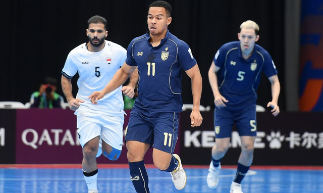 Thua đậm Iraq, đương kim Á quân futsal Thái Lan dừng bước tại tứ kết - Ảnh 1.