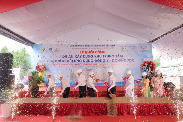 Ho Chi Minh City breaks ground on $17.3mn traditional medicine research center - Ảnh 1. Ho Chi Minh City breaks ground on $17.3mn traditional medicine research center - Ảnh 1.