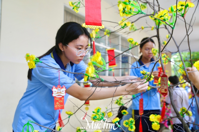 Muôn sắc màu cùng Hội xuân tại Trường THCS Bình Lợi Trung- Ảnh 2.