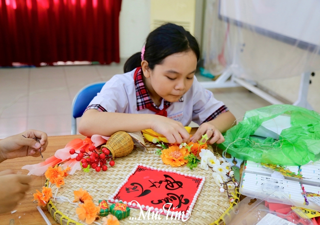 Muôn sắc màu cùng Hội xuân tại Trường THCS Bình Lợi Trung- Ảnh 6.