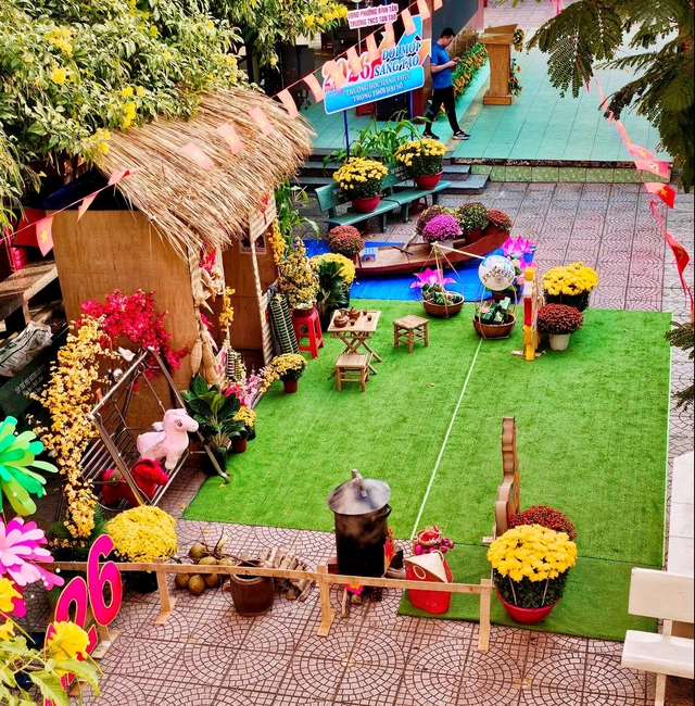 Xuân Bính Ngọ 2026 rực rỡ tại Trường THCS Tân Tạo  - Ảnh 3.