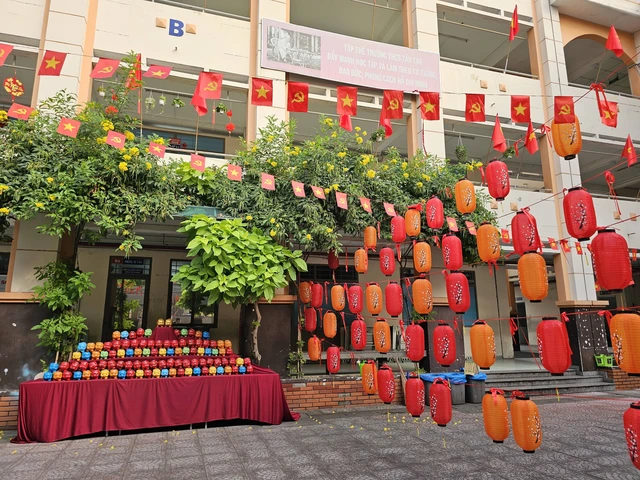 Xuân Bính Ngọ 2026 rực rỡ tại Trường THCS Tân Tạo  - Ảnh 6.