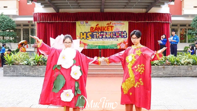 Gặp gỡ nam sinh và nữ sinh thanh lịch tại hội xuân Trường THPT Thủ Thiêm - Ảnh 19.