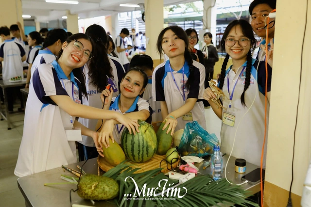 Hơn 500 học sinh sôi nổi tranh tài, thổi hồn Tết Việt vào hội xuân&nbsp;trường học- Ảnh 9.