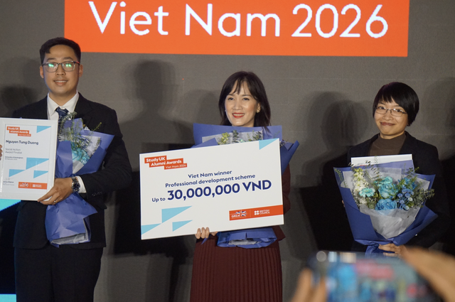 4 Vietnamese honored at 2026 Study UK Alumni Awards - Ảnh 2.