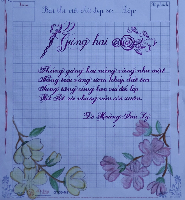 Kết quả Chữ đẹp Nhi Đồng số 9: 30 bài dự thi được chọn- Ảnh 12.