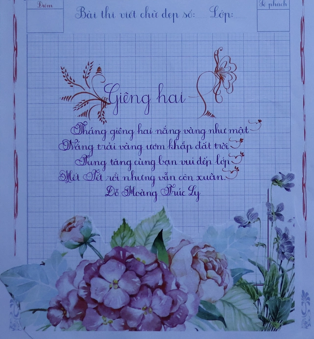 Kết quả Chữ đẹp Nhi Đồng số 9: 30 bài dự thi được chọn- Ảnh 26.