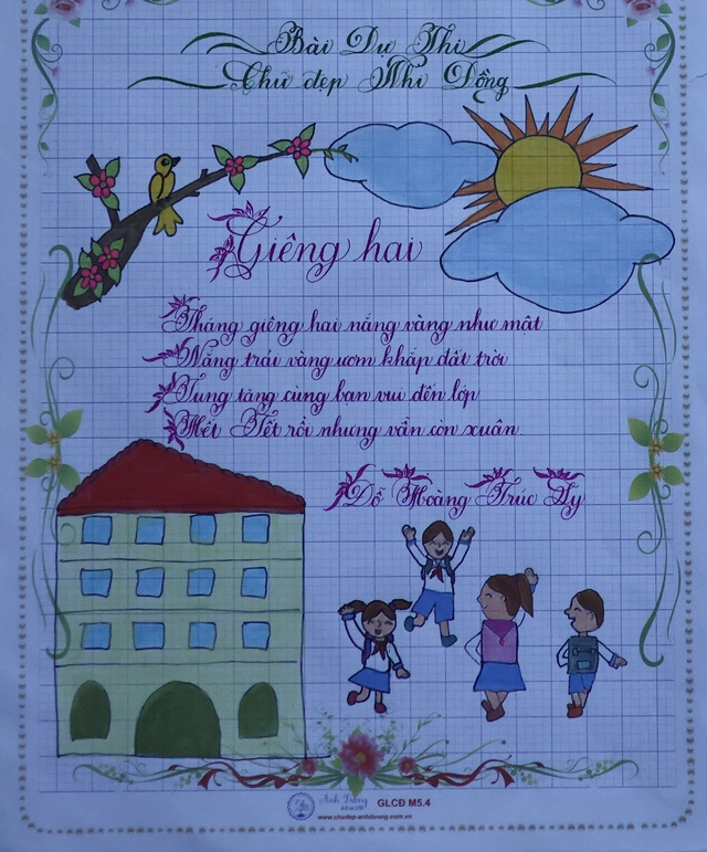 Kết quả Chữ đẹp Nhi Đồng số 9: 30 bài dự thi được chọn- Ảnh 29.