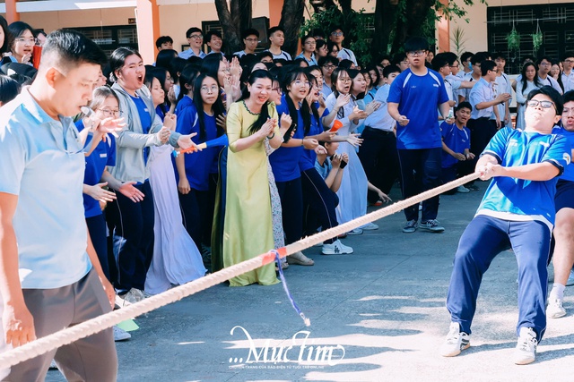 Sôi động hội thi kéo co học sinh chào mừng 95 năm thành lập Đoàn - Ảnh 10.