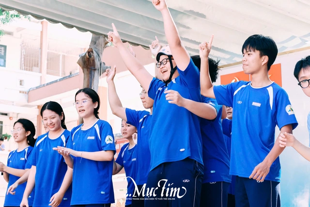 Sôi động hội thi kéo co học sinh chào mừng 95 năm thành lập Đoàn - Ảnh 12.