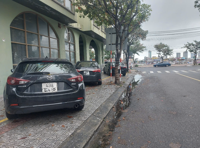 Da Nang bans sidewalk trading, placement of plant pots - Ảnh 1.
