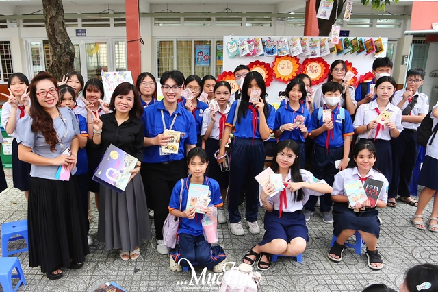 Một ngày 'chill' cùng sách của teen Trường THCS Hoàng Văn Thụ - Ảnh 8.