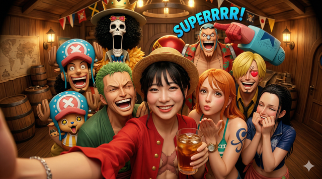 4 bước tạo ảnh selfie cùng One Piece bằng AI đang gây sốt - Ảnh 1.