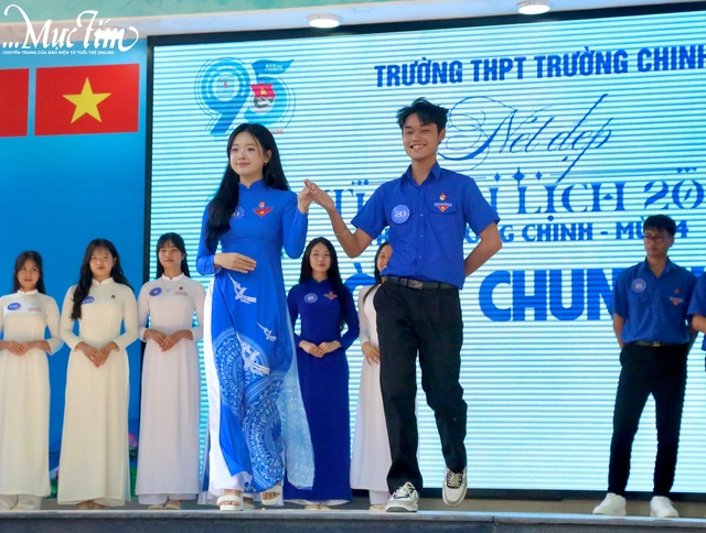 Học trò Trường THPT Trường Chinh lan toả sức trẻ trong Ngày hội Đoàn viên- Ảnh 9. Học trò Trường THPT Trường Chinh lan toả sức trẻ trong Ngày hội Đoàn viên- Ảnh 9.