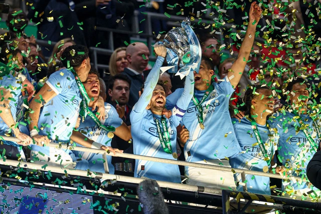 Man City vô địch Carabao Cup, chấm dứt tham vọng ăn 4 của Arsenal- Ảnh 1.
