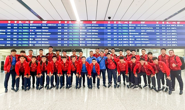 U23 Việt Nam có mặt tại Trung Quốc, dự giải CFA Team China 2026- Ảnh 1. U23 Việt Nam có mặt tại Trung Quốc, dự giải CFA Team China 2026- Ảnh 1.