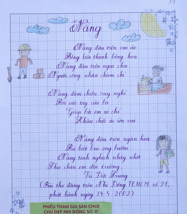 Kết quả sân chơi Chữ đẹp Nhi Đồng số 11- Ảnh 18.