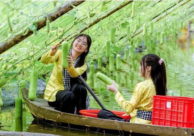 Trường THCS - THPT Hồng Hà mang mô hình giáo dục gắn thực tiễn đến ngày hội Tự tin lớp 10 - Ảnh 1.