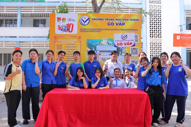 Vui học cùng STEM tại gian tư vấn Trường THPT Gò Vấp tại Ngày hội Tự tin vào lớp 10- Ảnh 1.