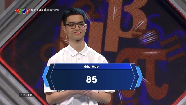 Giải ô chữ chớp nhoáng, nam sinh Phú Thọ giành chiến thắng Đường lên đỉnh Olympia - Ảnh 2.
