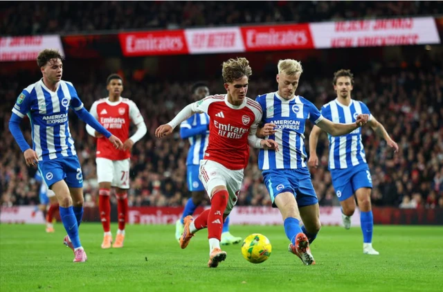 Arsenal đấu Brighton: đội khách củng cố ngôi đầu?- Ảnh 1. Arsenal đấu Brighton: đội khách củng cố ngôi đầu?- Ảnh 1.