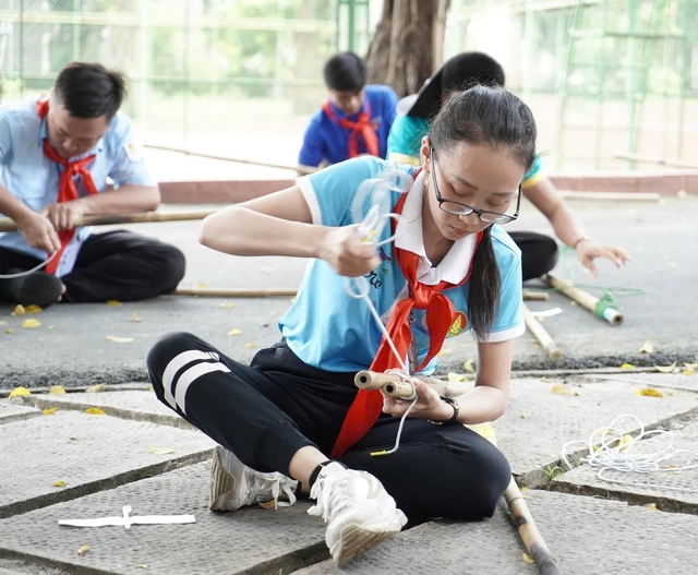 Ở đây có bí quyết chinh phục Hội thi phụ trách Đội giỏi- Ảnh 7. Ở đây có bí quyết chinh phục Hội thi phụ trách Đội giỏi- Ảnh 7.