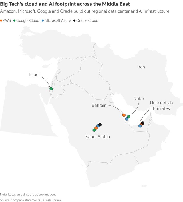 Amazon cloud unit's data centers in UAE, Bahrain damaged in drone strikes - Ảnh 2. Amazon cloud unit's data centers in UAE, Bahrain damaged in drone strikes - Ảnh 2.