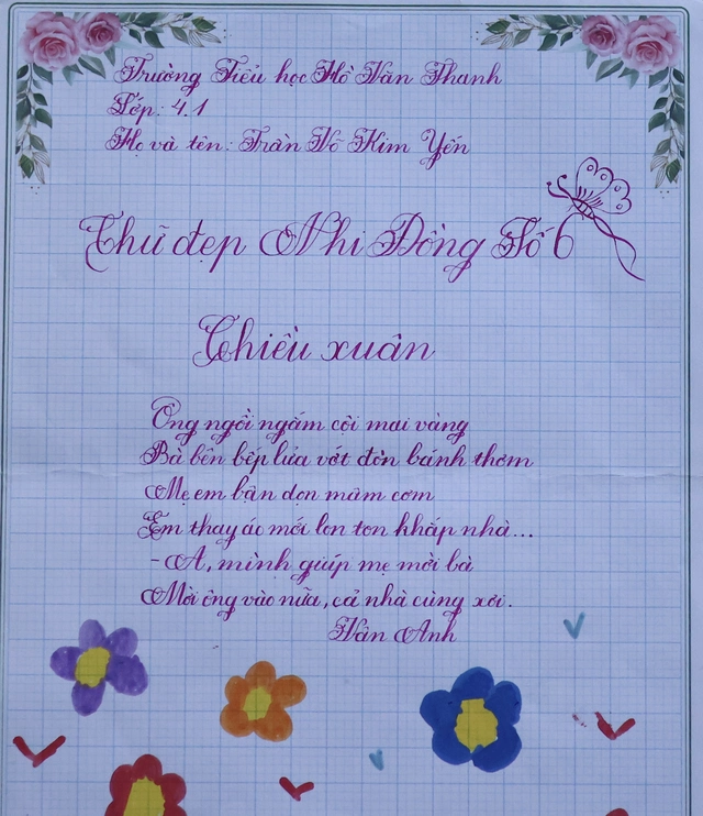 Kết quả sân chơi Chữ đẹp Nhi Đồng số 6- Ảnh 8. Kết quả sân chơi Chữ đẹp Nhi Đồng số 6- Ảnh 8.