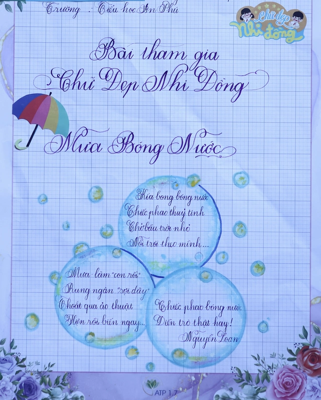 Kết quả Chữ đẹp Nhi Đồng số 12 - Ảnh 1.