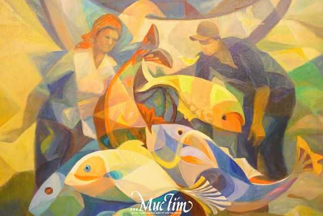 Tôn vinh vẻ đẹp người phụ nữ với triển lãm ‘Sắc màu cảm xúc’ - Ảnh 5.