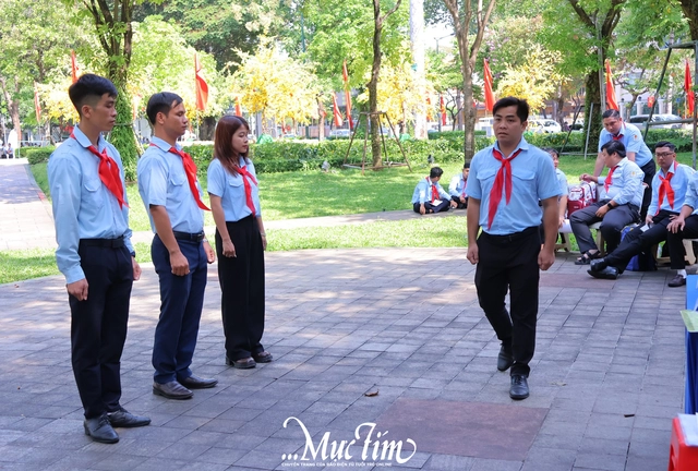 575 phụ trách Đội tranh tài tại ngày thi thứ hai Olympic Cánh én- Ảnh 11.