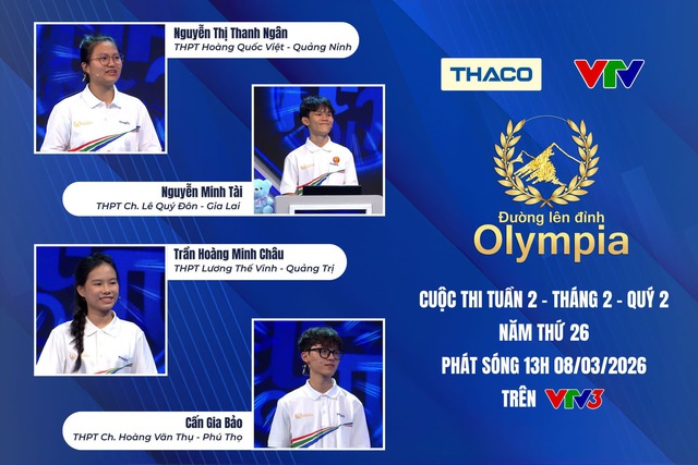 Nam sinh Phú Thọ bứt phá ngoạn mục giành vòng nguyệt quế Đường lên đỉnh Olympia- Ảnh 1.