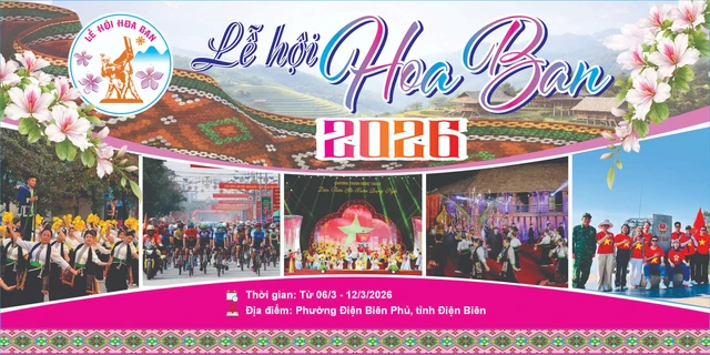 Tối nay 9-3, Điện Biên bắn pháo hoa dịp Lễ hội Hoa Ban 2026- Ảnh 1.