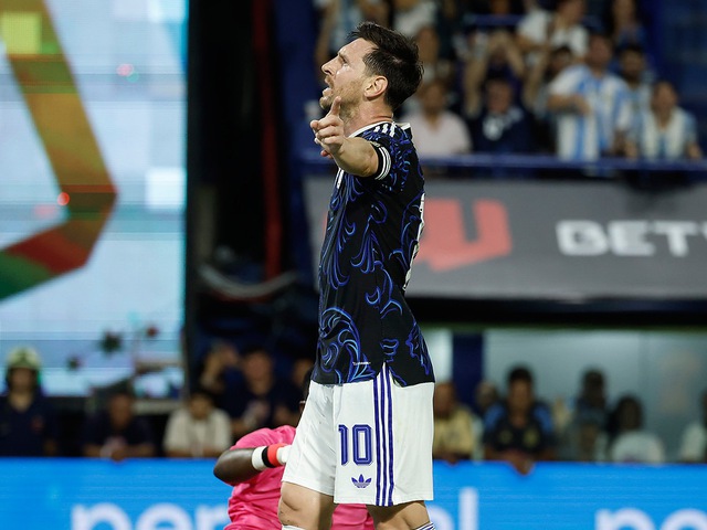 Messi ghi bàn, Argentina thắng đội hạng 91 FIFA - Ảnh 1.