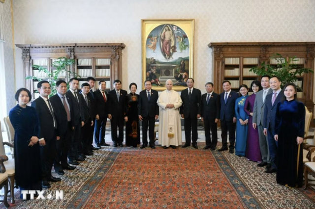 Vietnam always facilitates Catholic community’s development, top legislator says during Vatican visit- Ảnh 1. Vietnam always facilitates Catholic community’s development, top legislator says during Vatican visit- Ảnh 1.