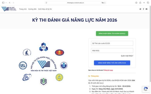 Cách tra cứu điểm thi đánh giá năng lực đợt 1 - Ảnh 1.