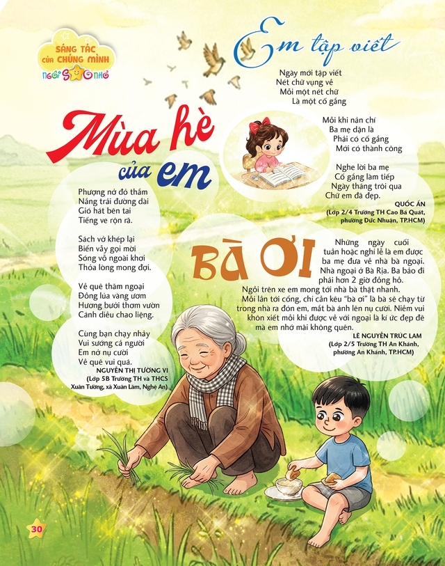 Mời các bạn đón đọc Ngôi Sao Nhỏ số 3, phát hành ngày 14-4-2026: Sự tích bánh chưng - bánh dày - Ảnh 2.